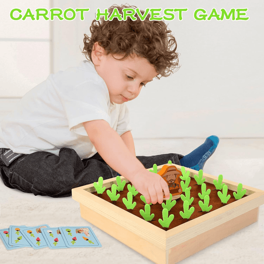 wooden-carrot-harvest-game kids toy in Pakistan | Zilonay