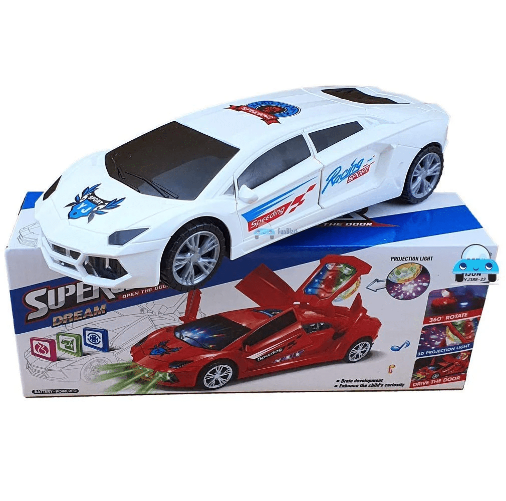 3d-super-car-with-360-degree-rotation-for-kids kids toy in Pakistan | Zilonay