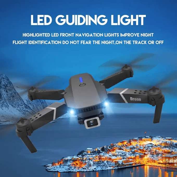 e88-pro-drone-with-dual-camera-led-lights kids toy in Pakistan | Zilonay
