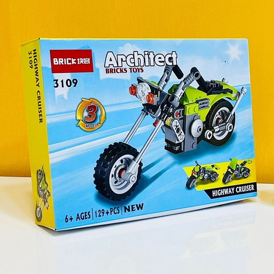 architect-highway-cruiser-3-in-1-building-blocks-toy-129-pieces kids toy in Pakistan | Zilonay