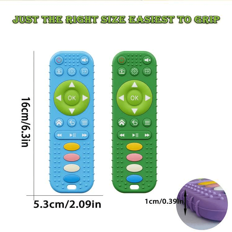 silicone-remote-control-teething-toy kids toy in Pakistan | Zilonay
