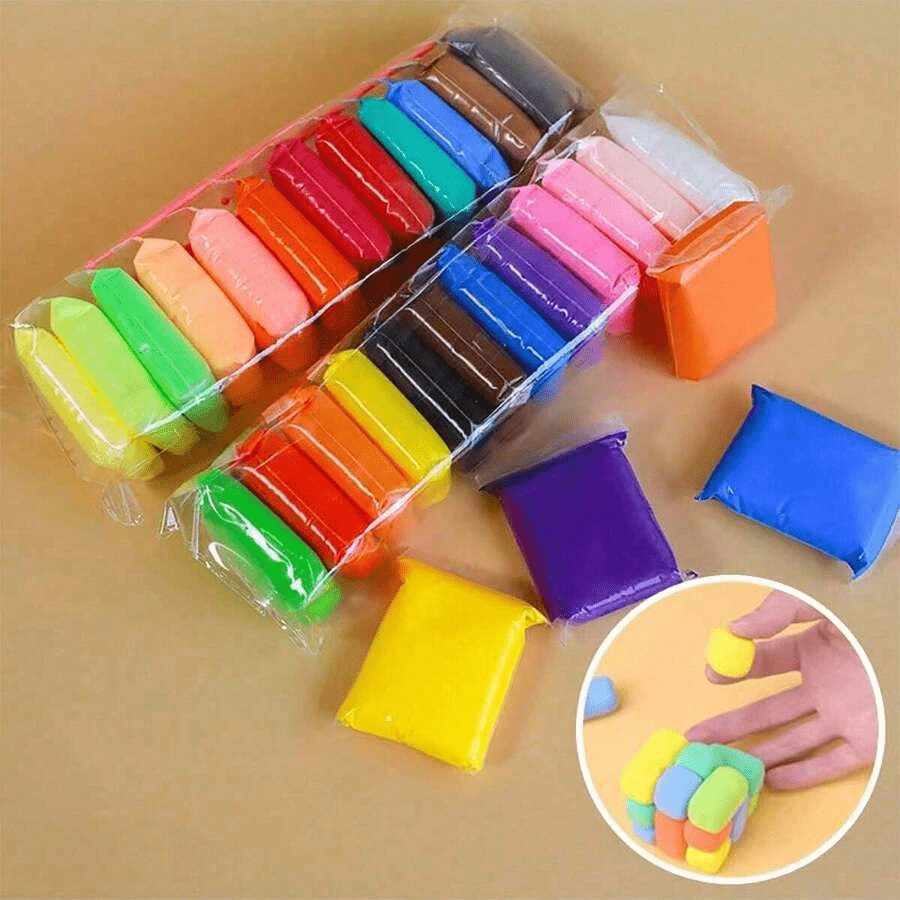 diy-soft-creative-modelling-clay-super-light kids toy in Pakistan | Zilonay