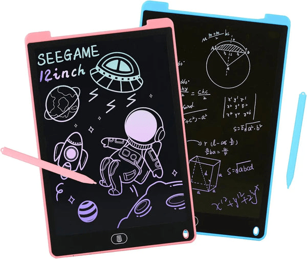 12-inch-lcd-multicolor-screen-writing-tablet-erasable-writing-board kids toy in Pakistan | Zilonay