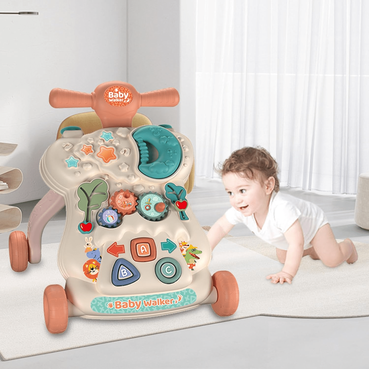 baby-push-walker-with-wheels kids toy in Pakistan | Zilonay