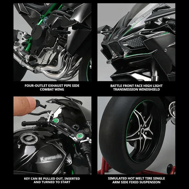 kawasaki-ninja-h2r-diecast-collection-premium-bike kids toy in Pakistan | Zilonay
