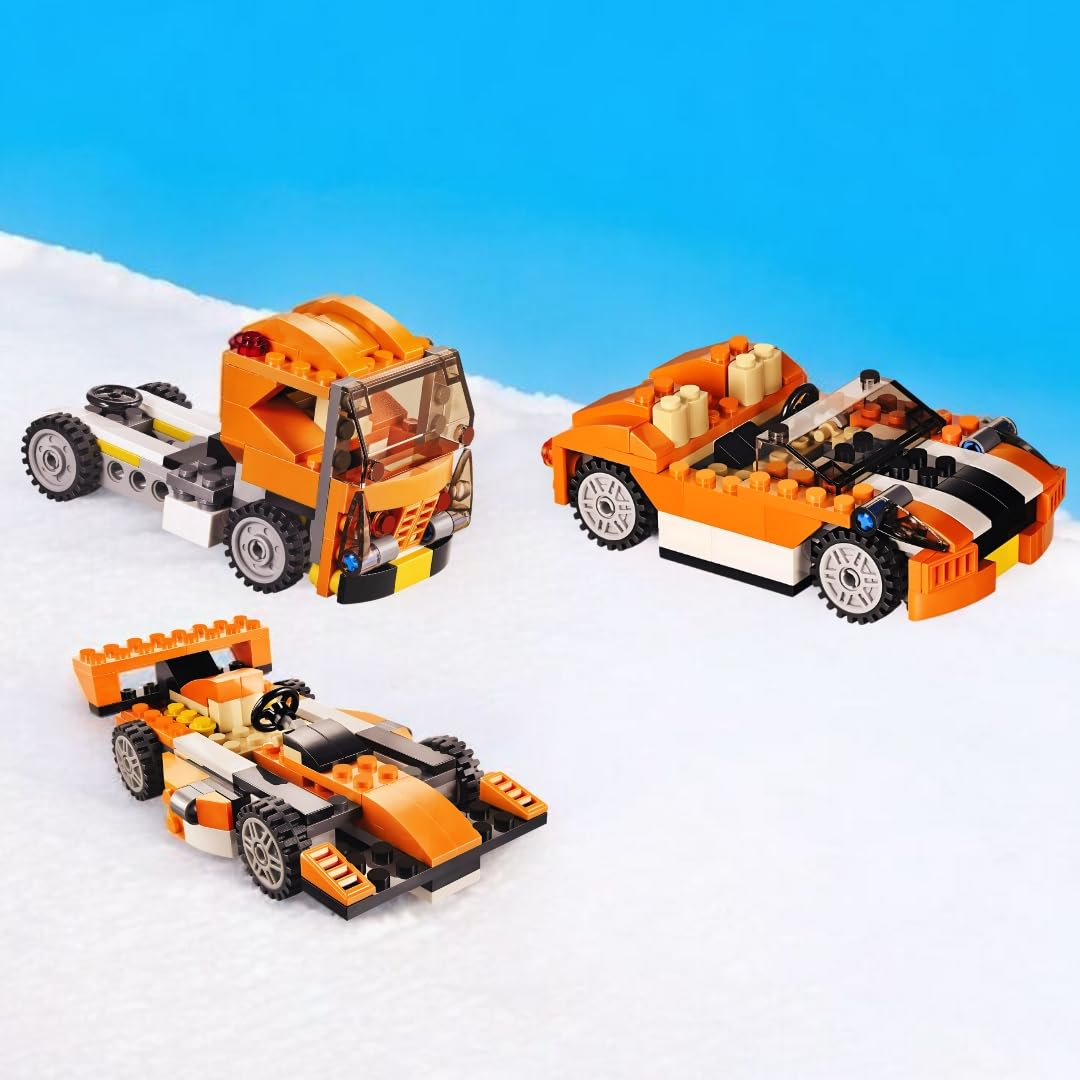 architect-3-in-1-speed-car-building-blocks-set-119-pieces-diy-racer-toy kids toy in Pakistan | Zilonay