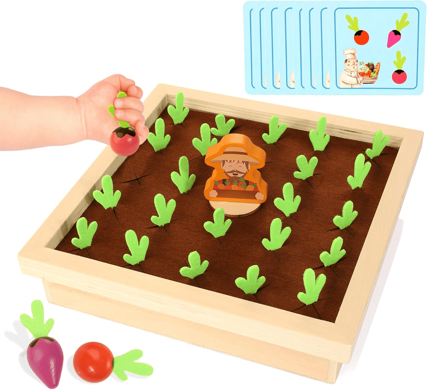 wooden-carrot-harvest-game kids toy in Pakistan | Zilonay