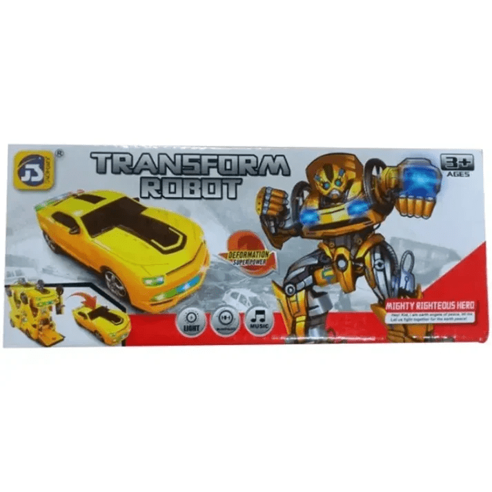 transformer-robot-car-toy-with-lights-sound-for-kids kids toy in Pakistan | Zilonay