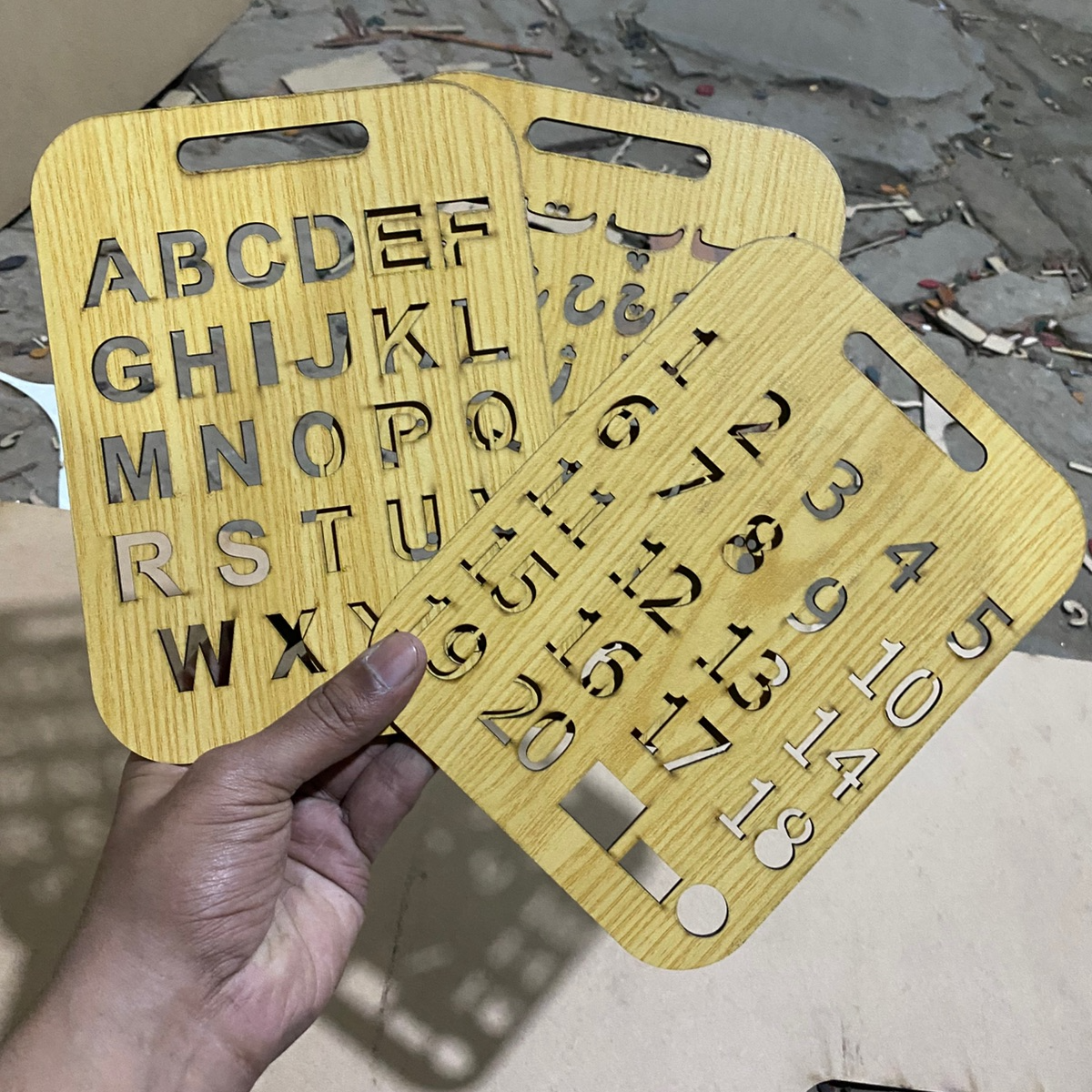early-learning-wooden-stencil-board-for-kids-set-of-3 kids toy in Pakistan | Zilonay