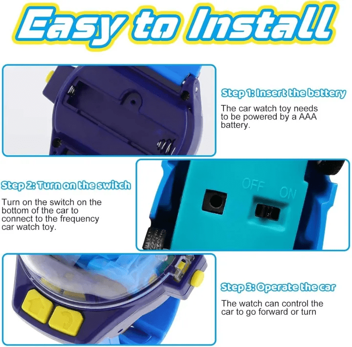 watch-remote-control-car-toy kids toy in Pakistan | Zilonay