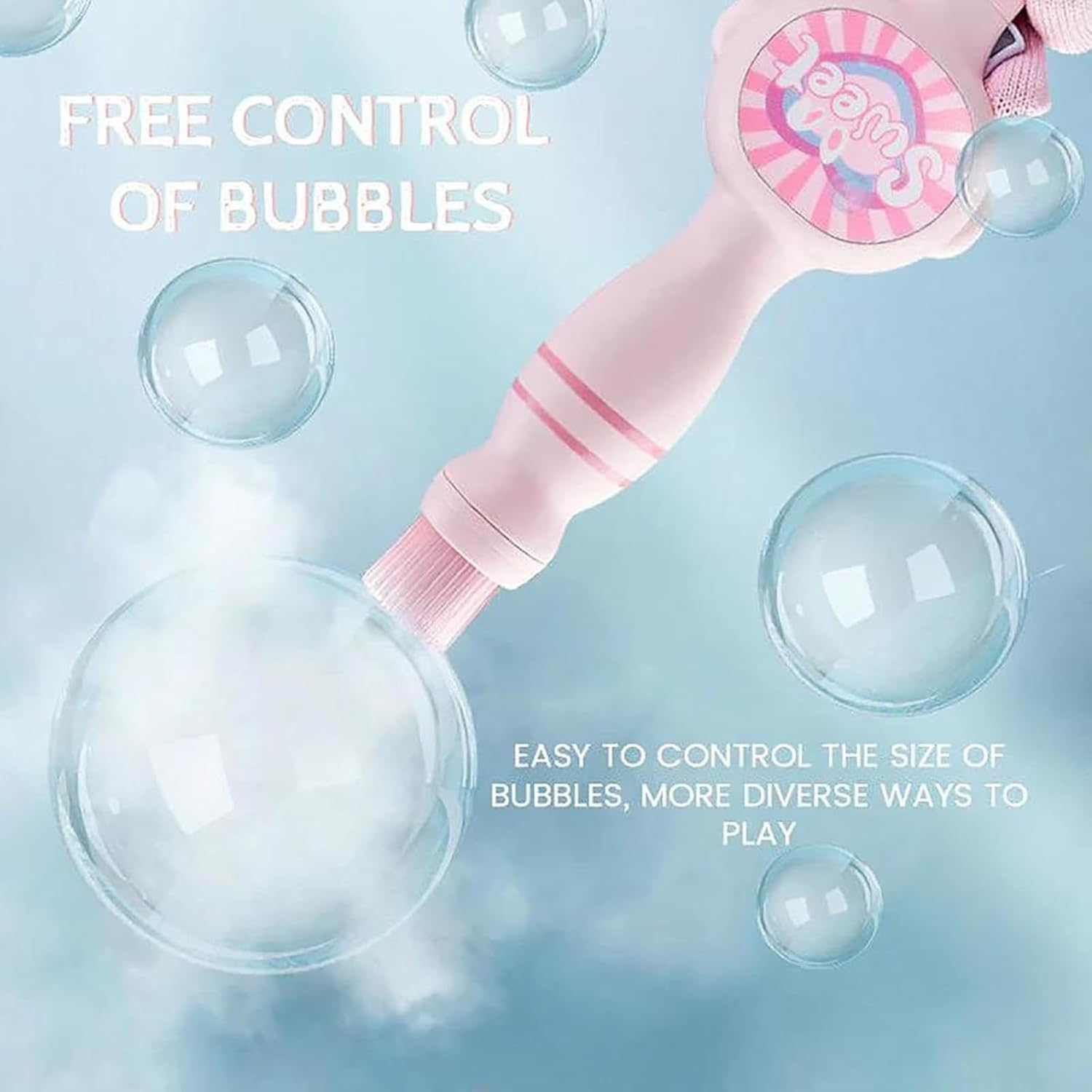 magic-fog-bubble-wand-colorful-smoke-bubble-machine-toy-for-kids kids toy in Pakistan | Zilonay