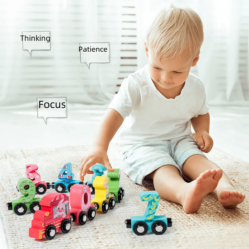 wooden-digital-number-train-toy-set kids toy in Pakistan | Zilonay