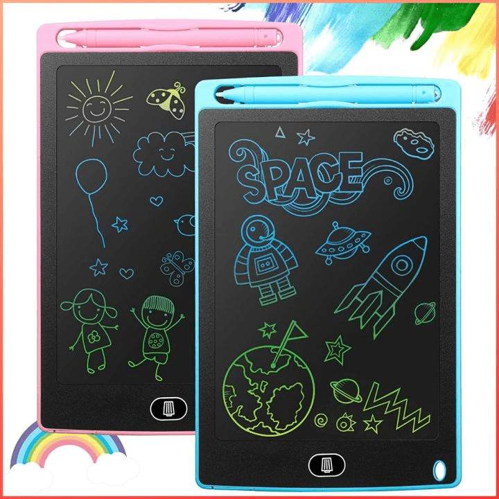 10-lcd-multicolor-screen-writing-tablet-erasable-writing-board kids toy in Pakistan | Zilonay