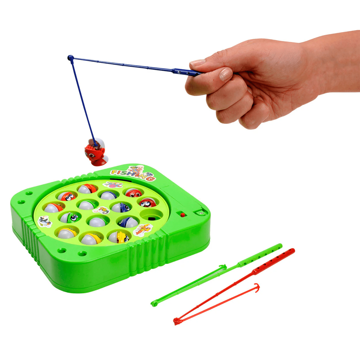 battery-operated-rotating-fishing-game-toy-for-kids-toddlers-15-fish kids toy in Pakistan | Zilonay