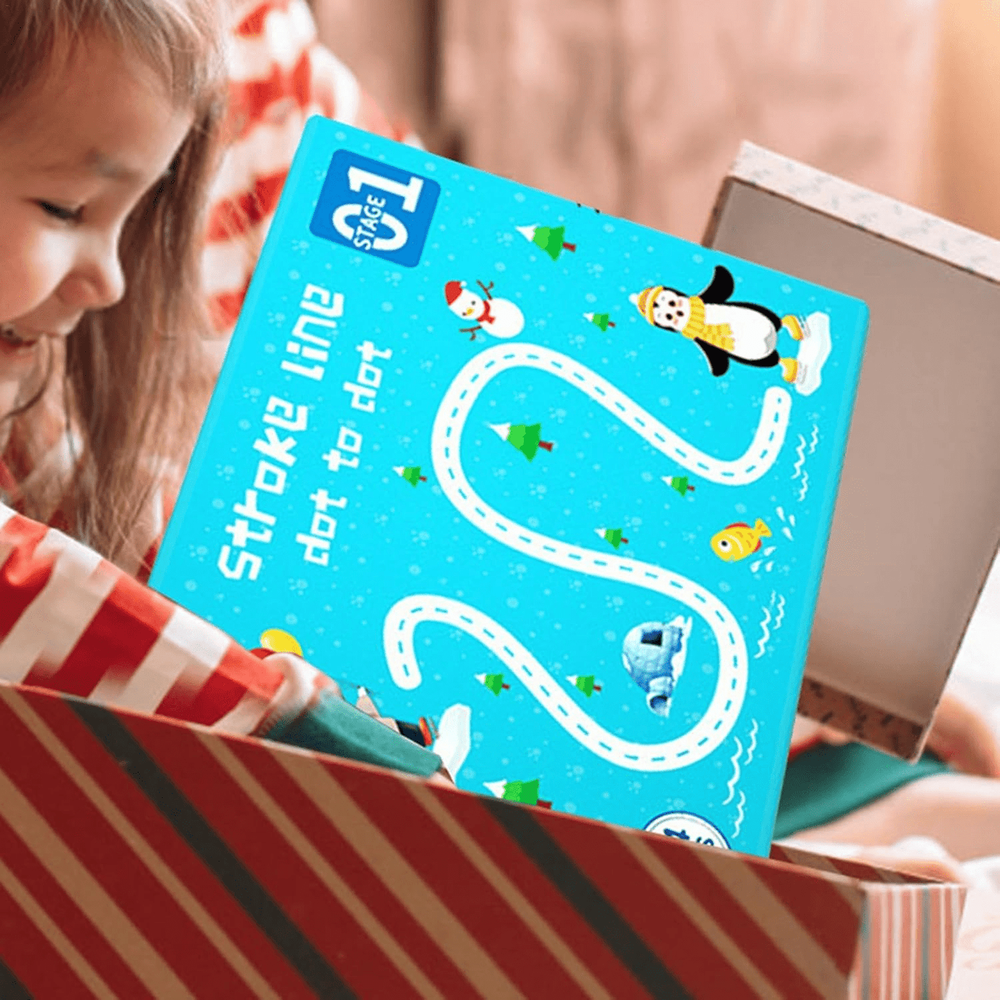 stroke-line-dot-to-dot-drawing-writing-practice-book-64-pages kids toy in Pakistan | Zilonay