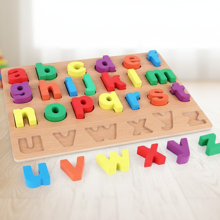 montessori-early-educational-wooden-colorful-3d-toys-baby kids toy in Pakistan | Zilonay