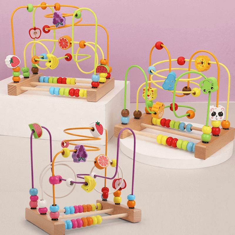 wooden-bead-maze-toys-for-kids kids toy in Pakistan | Zilonay