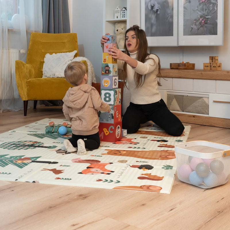 large-baby-crawling-foam-mat-reversible-5-x-6-feet kids toy in Pakistan | Zilonay