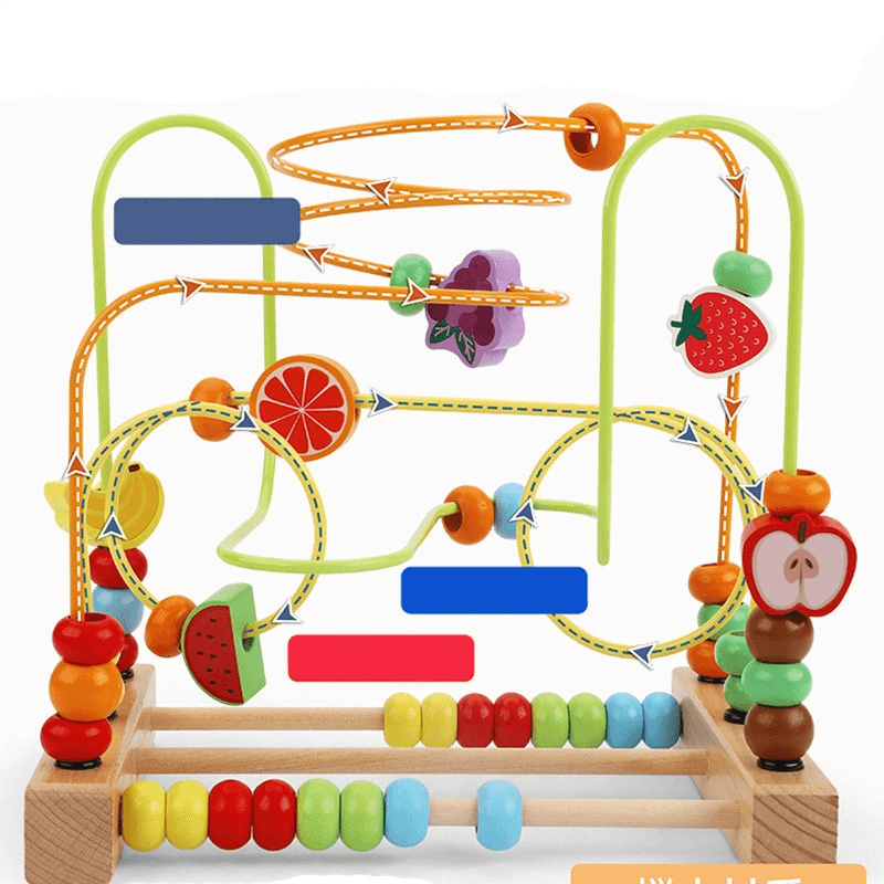 wooden-bead-maze-toys-for-kids kids toy in Pakistan | Zilonay