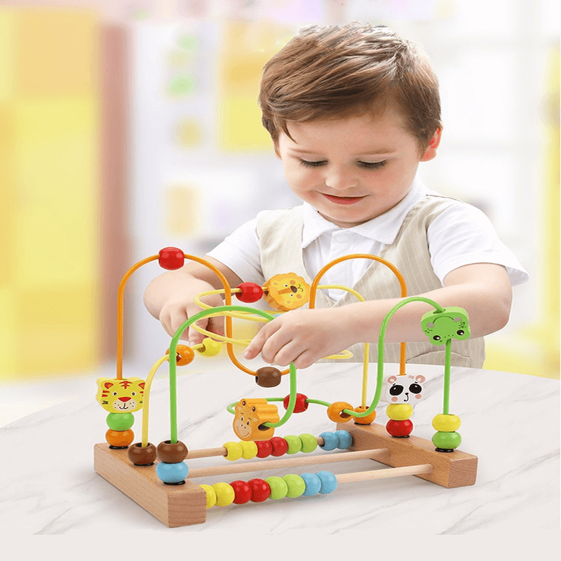 wooden-bead-maze-toys-for-kids kids toy in Pakistan | Zilonay