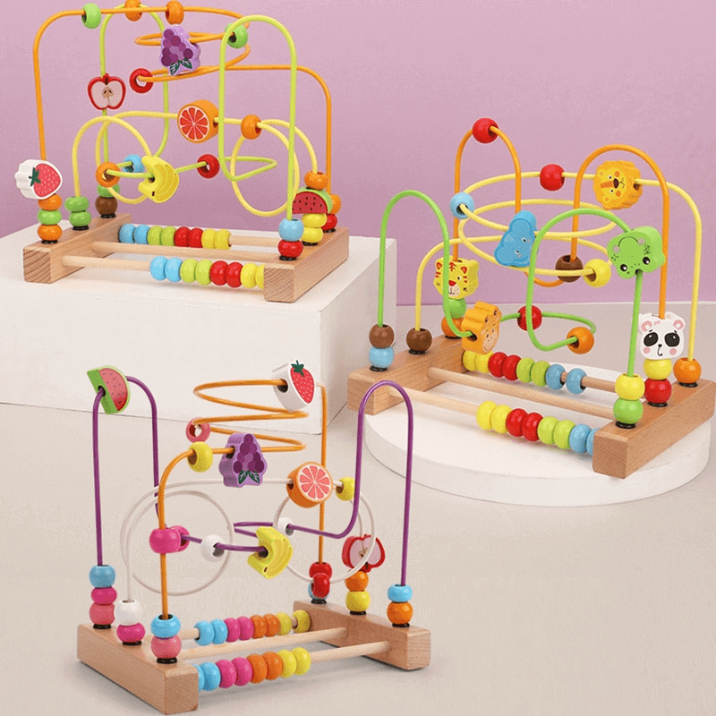 wooden-bead-maze-toys-for-kids kids toy in Pakistan | Zilonay