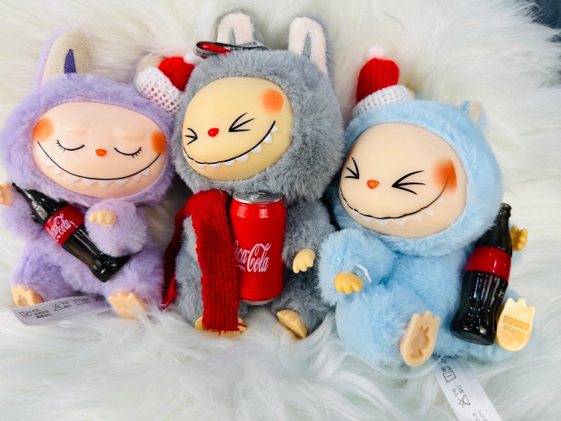 labubu-monster-coca-cola-series-plush-keychain-1-pc kids toy in Pakistan | Zilonay