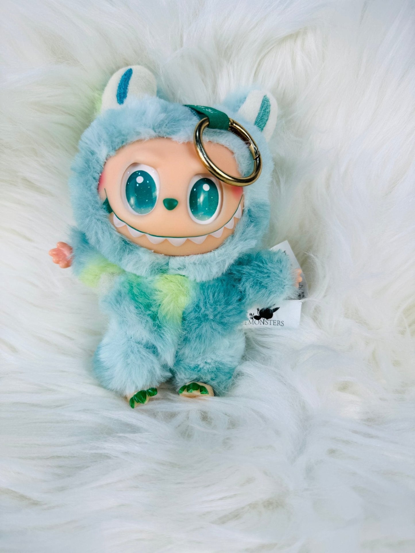 labubu-big-into-energy-monster-plush-keychain-1-pc-green kids toy in Pakistan | Zilonay