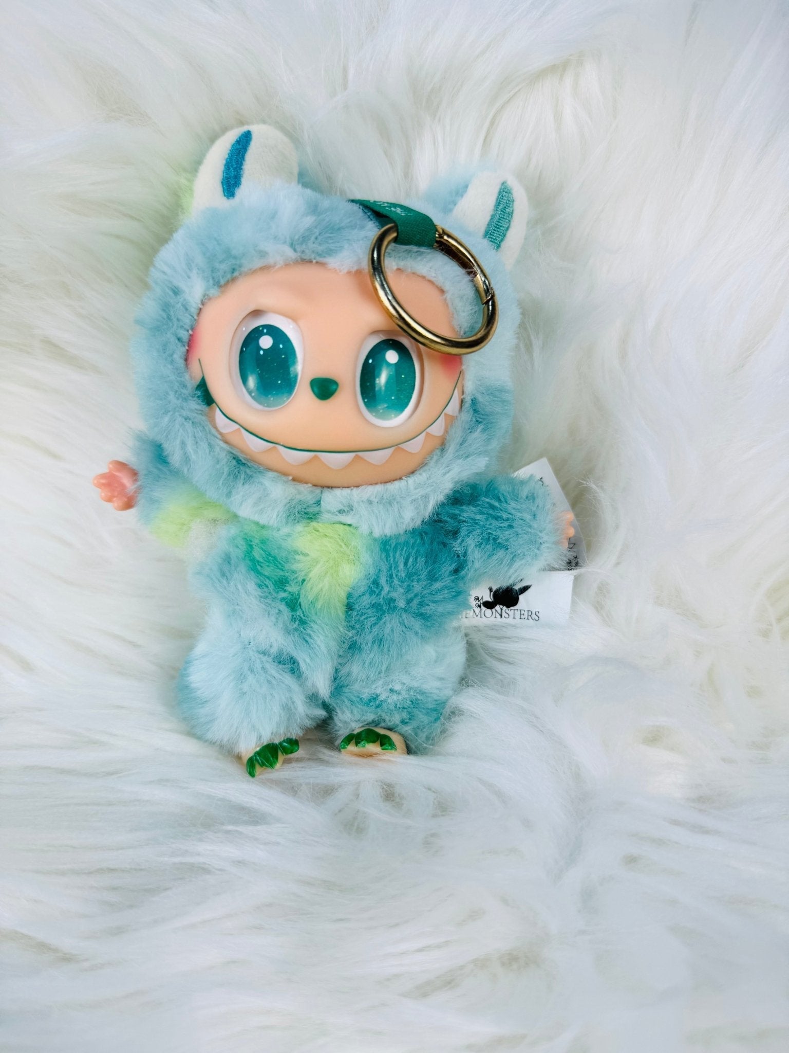 labubu-big-into-energy-monster-plush-keychain-1-pc-green kids toy in Pakistan | Zilonay