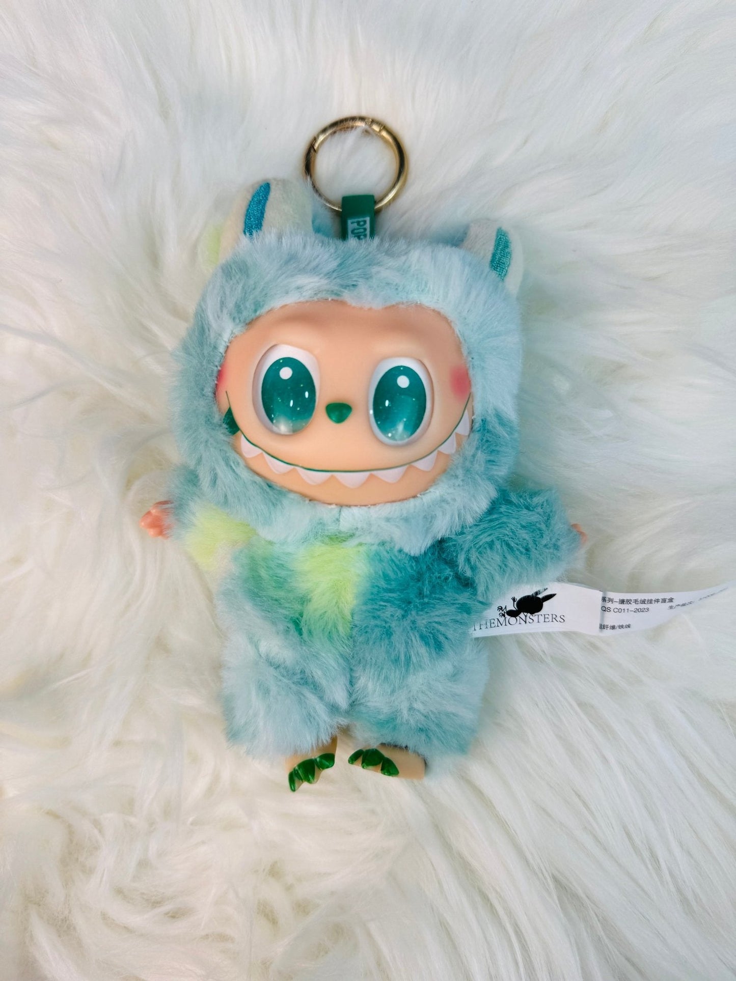 labubu-big-into-energy-monster-plush-keychain-1-pc-green kids toy in Pakistan | Zilonay