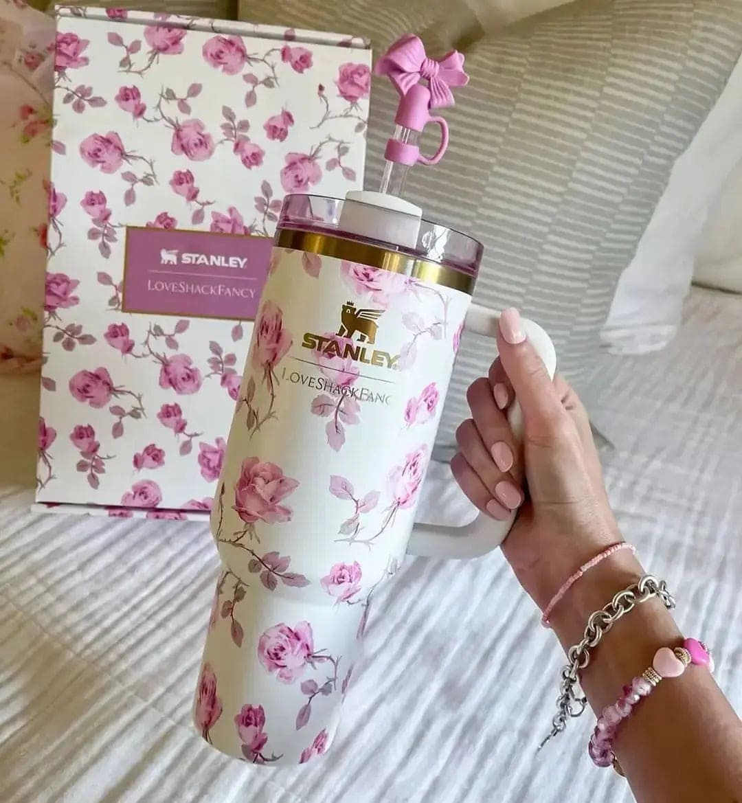 flower-design-stanley-stainless-steel-tumbler kids toy in Pakistan | Zilonay