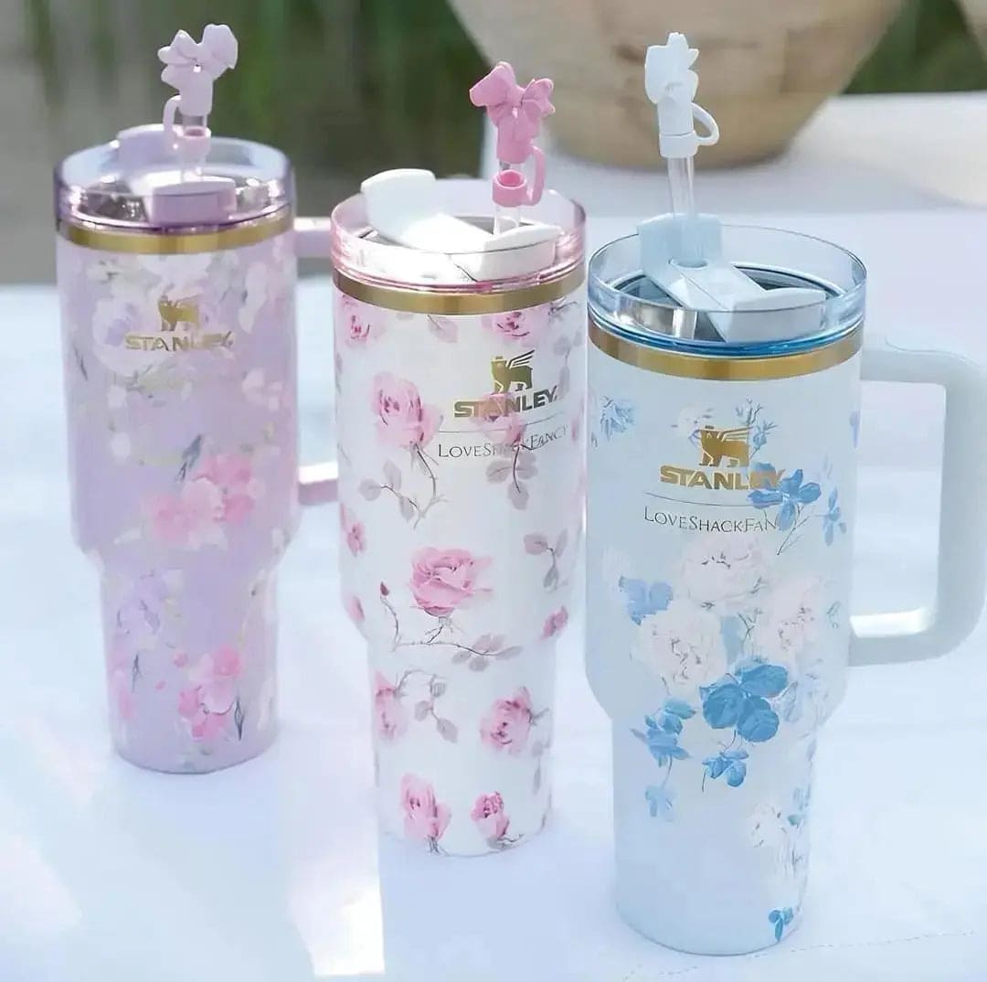 flower-design-stanley-stainless-steel-tumbler kids toy in Pakistan | Zilonay