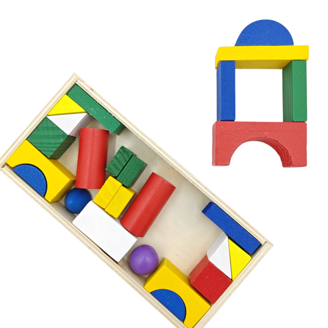 classic-wooden-building-blocks-26-piece-set kids toy in Pakistan | Zilonay