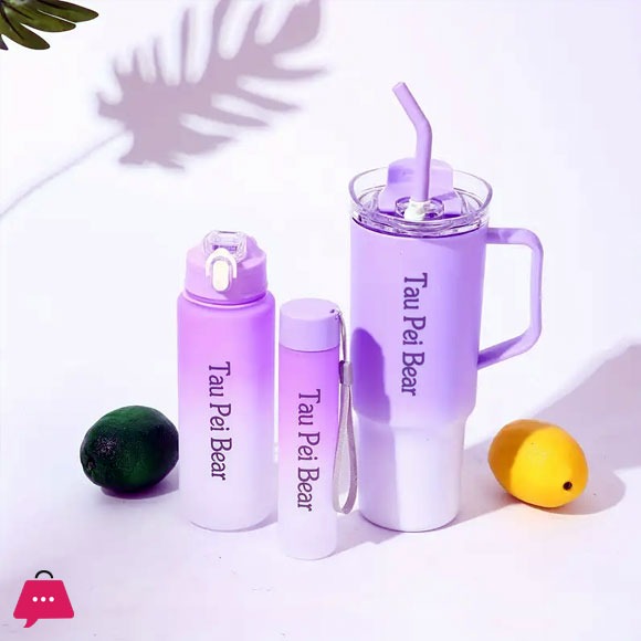 Pack of 3 Tumbler Water Bottles
