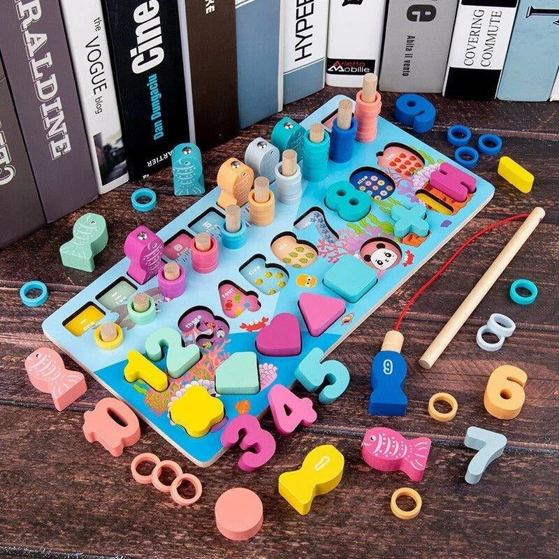 kids-wooden-montessori-puzzle-toy kids toy in Pakistan | Zilonay