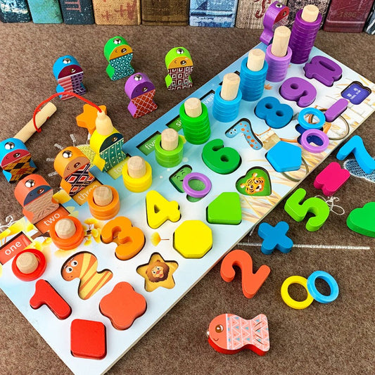kids-wooden-montessori-puzzle-toy kids toy in Pakistan | Zilonay