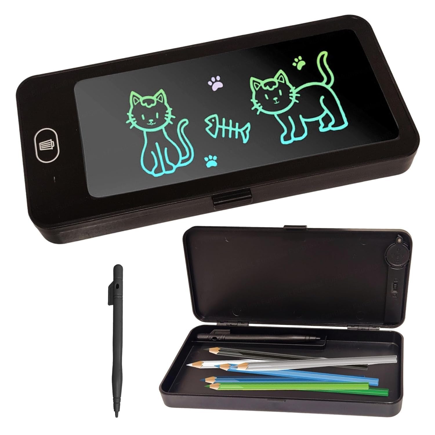 lcd-writing-tablet-pencil-box kids toy in Pakistan | Zilonay