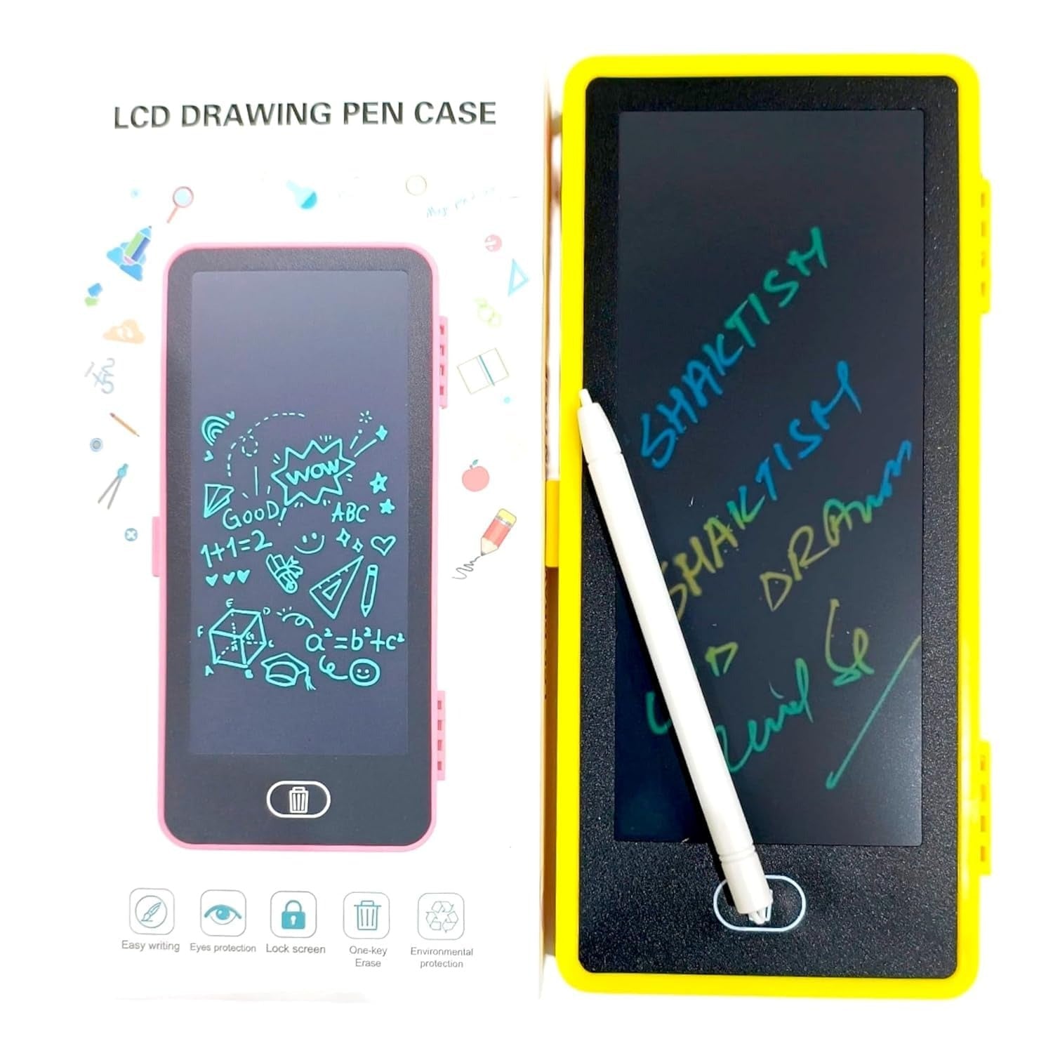 lcd-writing-tablet-pencil-box kids toy in Pakistan | Zilonay