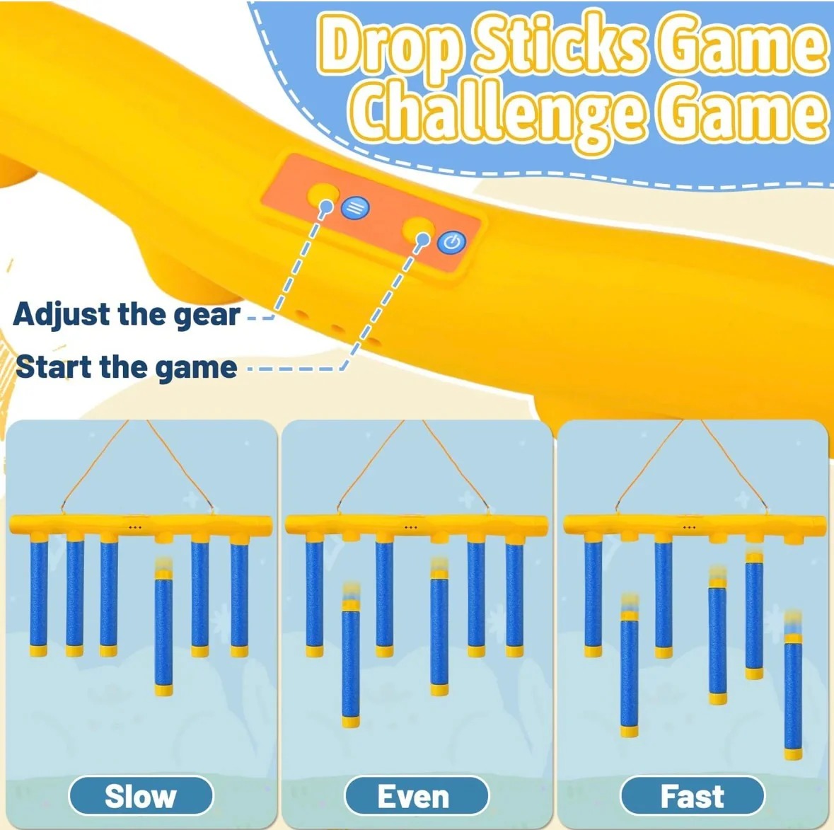 Hand Speed Reflex Challenge Rechargeable Game