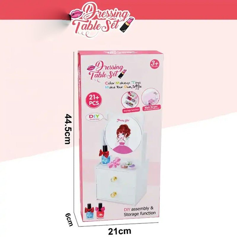 diy-dressing-table-set-for-girls-21-pcs kids toy in Pakistan | Zilonay