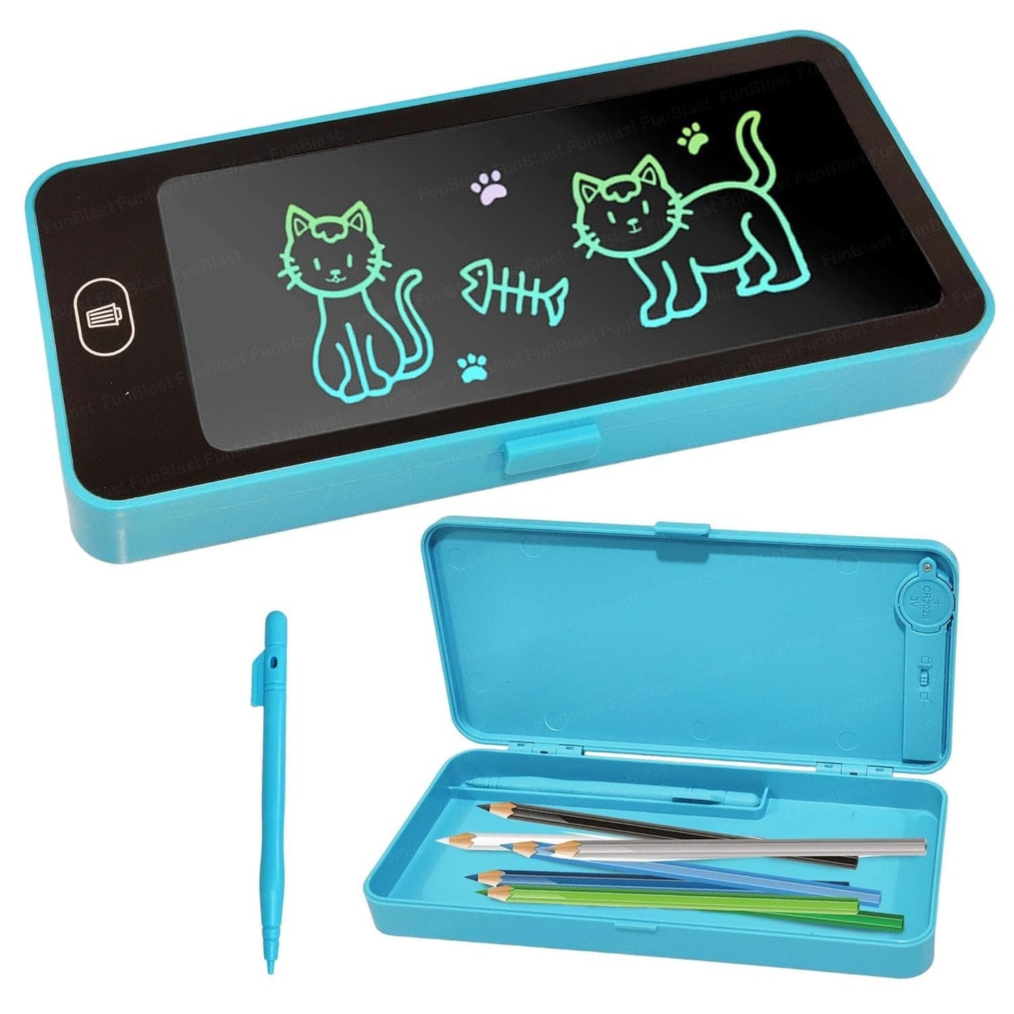 lcd-writing-tablet-pencil-box kids toy in Pakistan | Zilonay