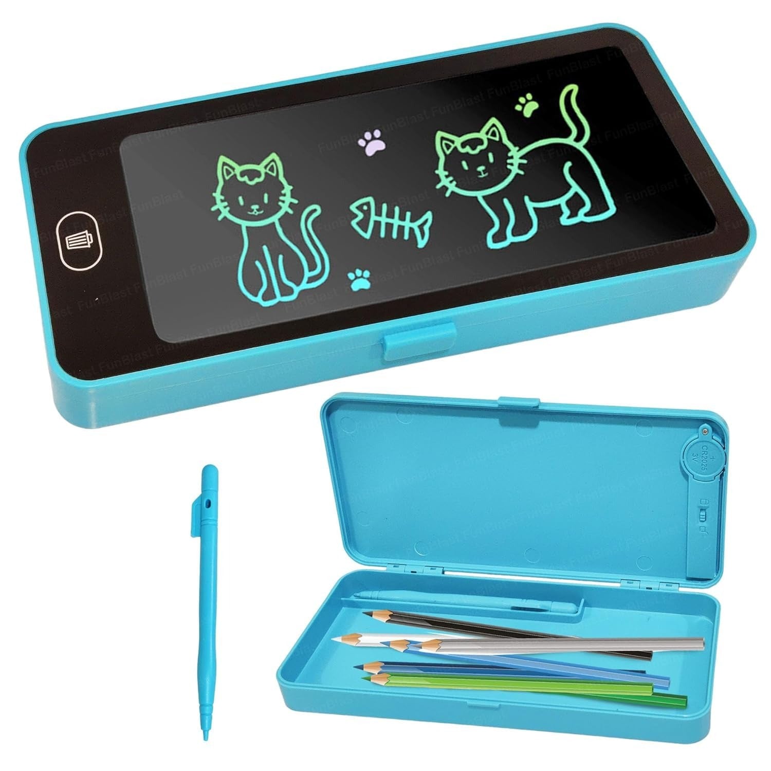 lcd-writing-tablet-pencil-box kids toy in Pakistan | Zilonay