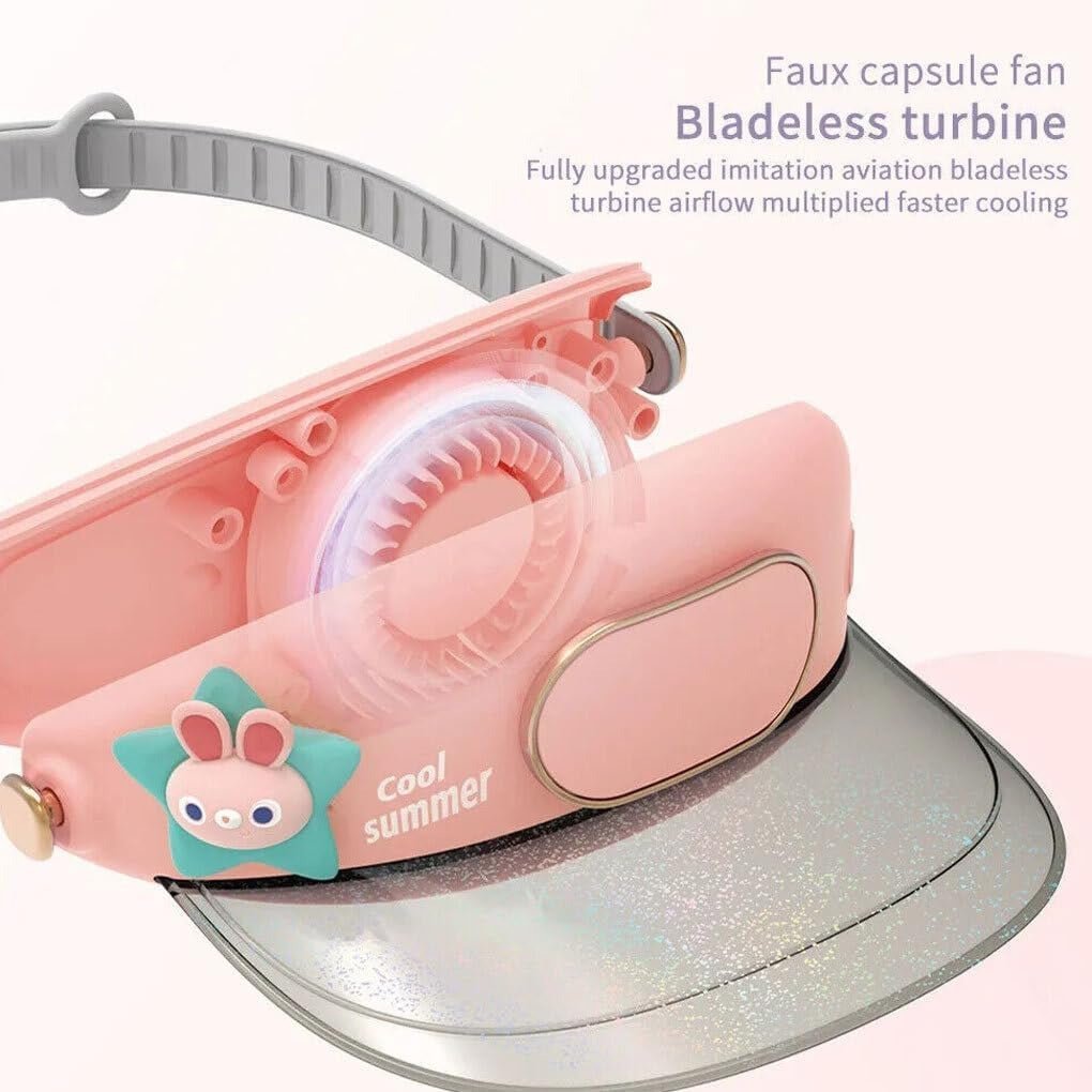 sun-protector-cute-hat-with-cooling-fan kids toy in Pakistan | Zilonay