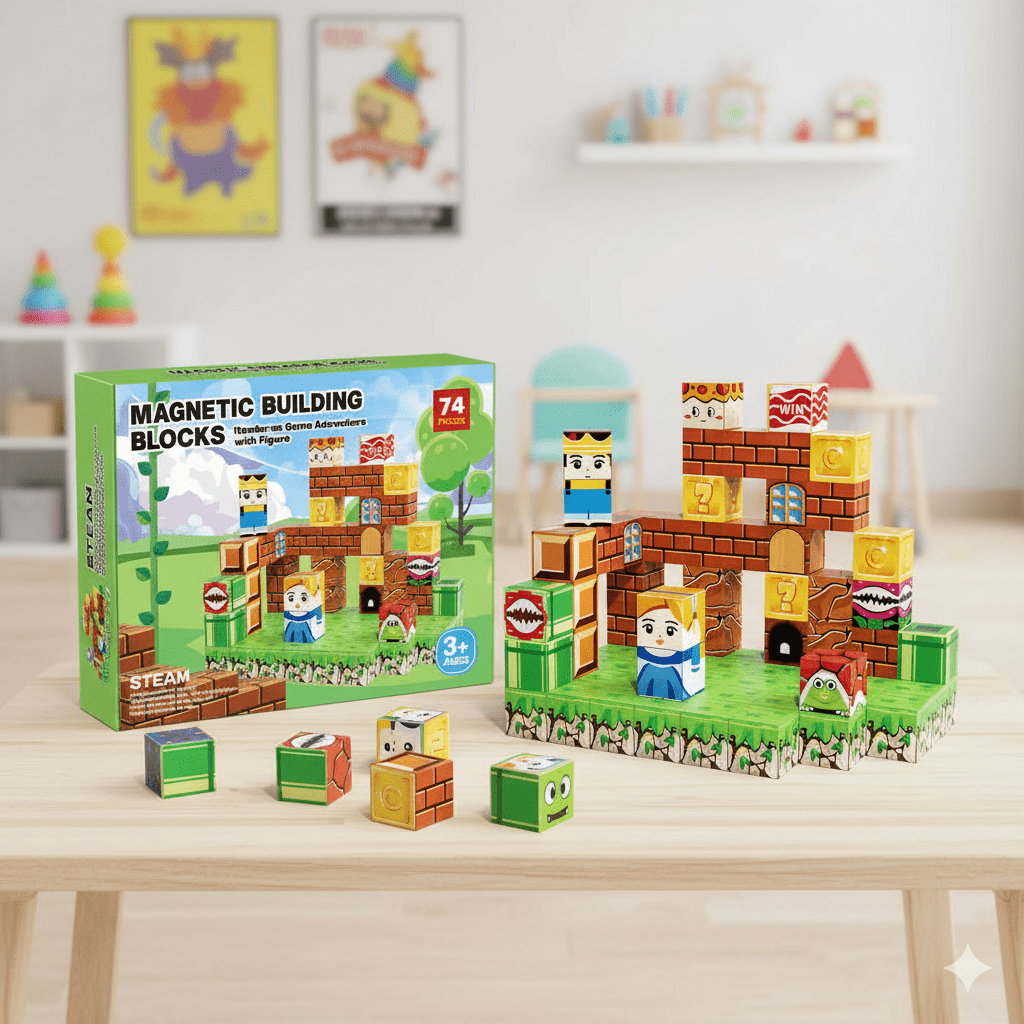 minecraft-magnetic-building-blocks kids toy in Pakistan | Zilonay