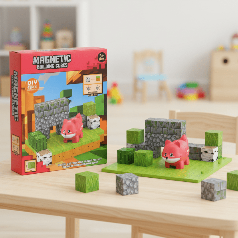 minecraft-magnetic-building-blocks kids toy in Pakistan | Zilonay