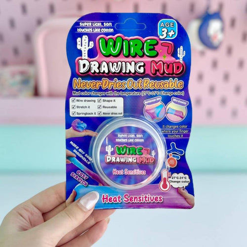 DIY Heat Sensitives Wire Drawing Mud Putty