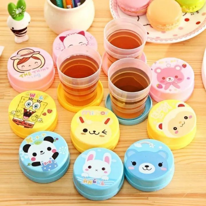 Portable Folding Plastic Magic Glass for kids | Mini Foldable Water Glass - Oshi.pk - Buy & Sell Online