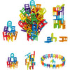 36 Pieces Acrobatic Colorfull Stacking Chair Block