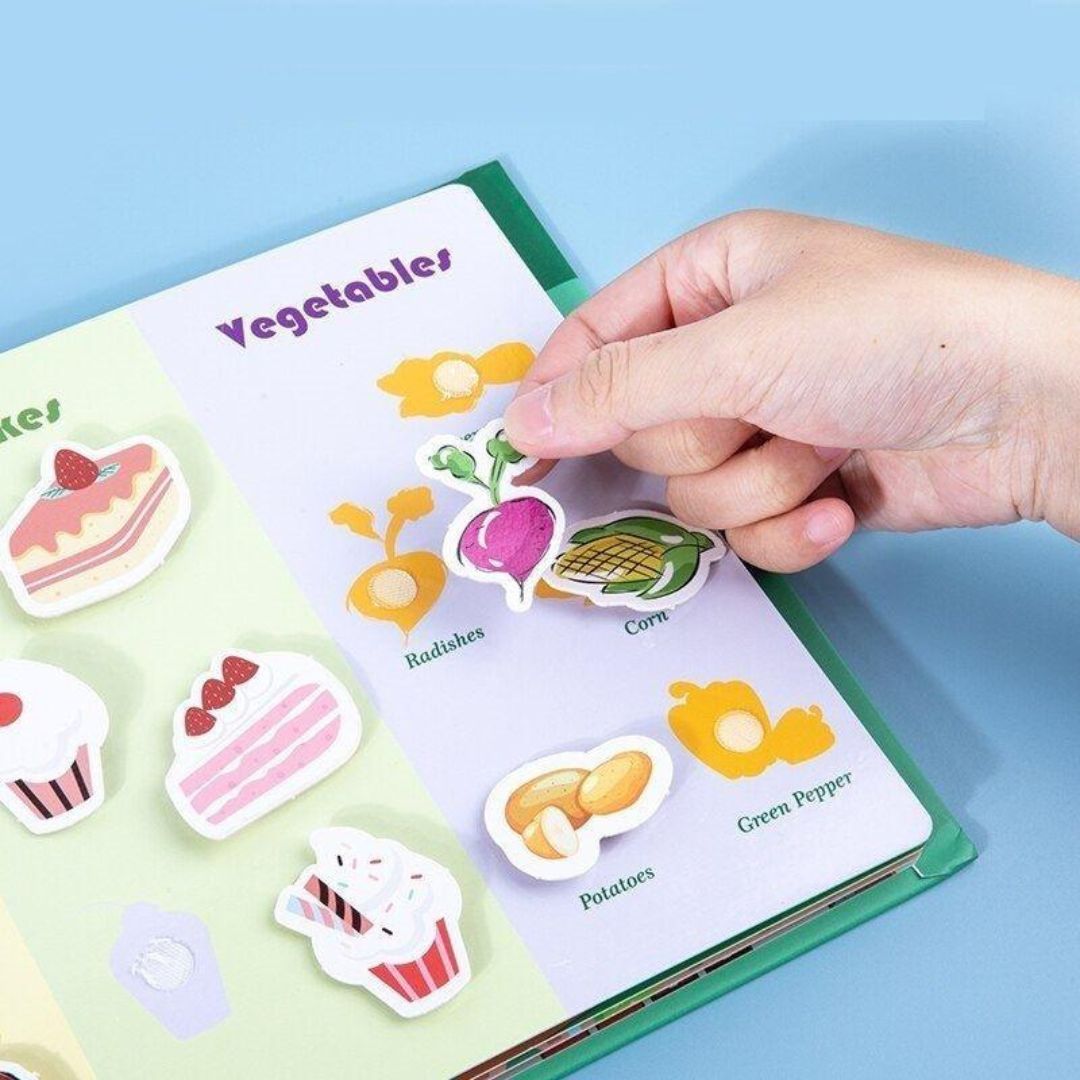 Interactive Montessori learning book for children and toddlers
