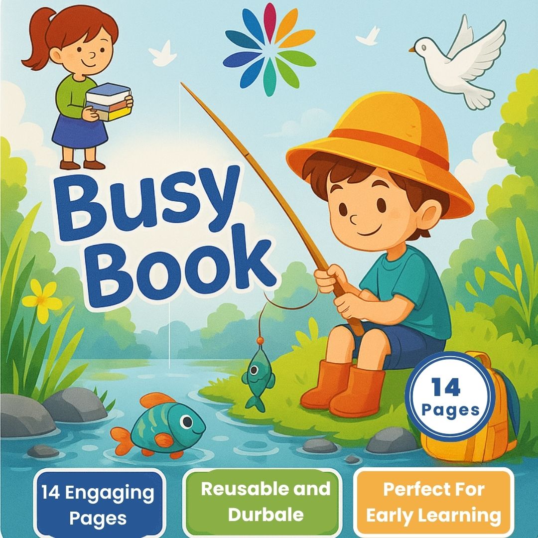 Zilonay Montessori Kids Busy Book educational learning activity book for kids