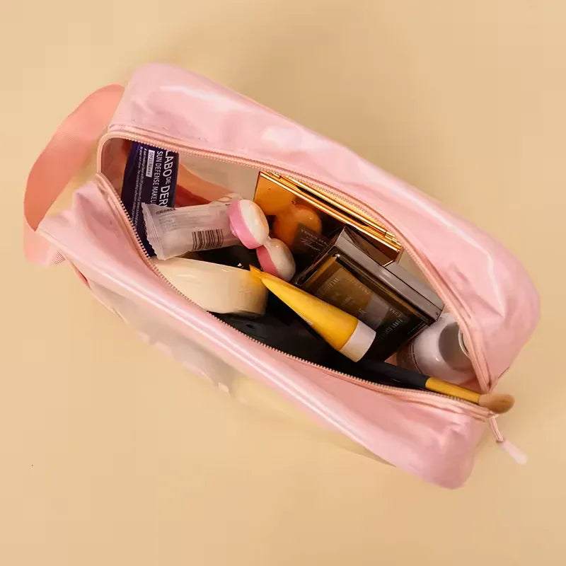 Portable toiletry storage bags for travel and bathroom essentials